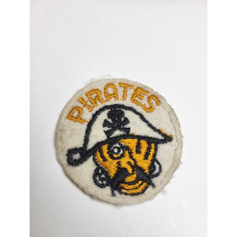 Vintage Original 1950s/60s MLB Felt Patch Baseball Team 2"x2" Pittsburgh Pirates